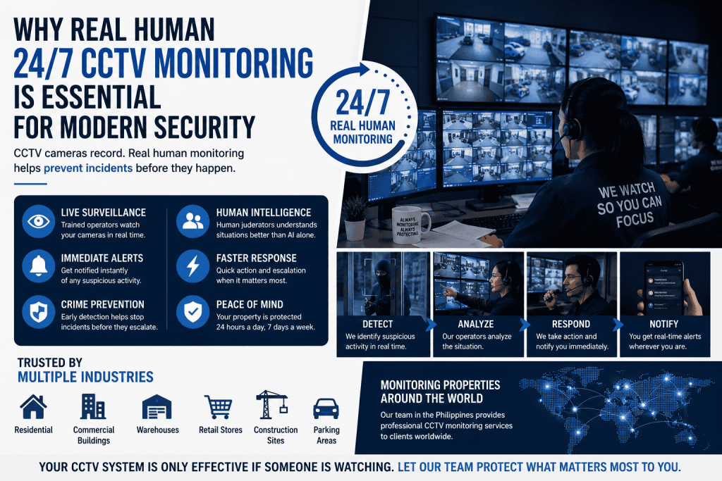 AI generated picture of CCTV monitoring Agency